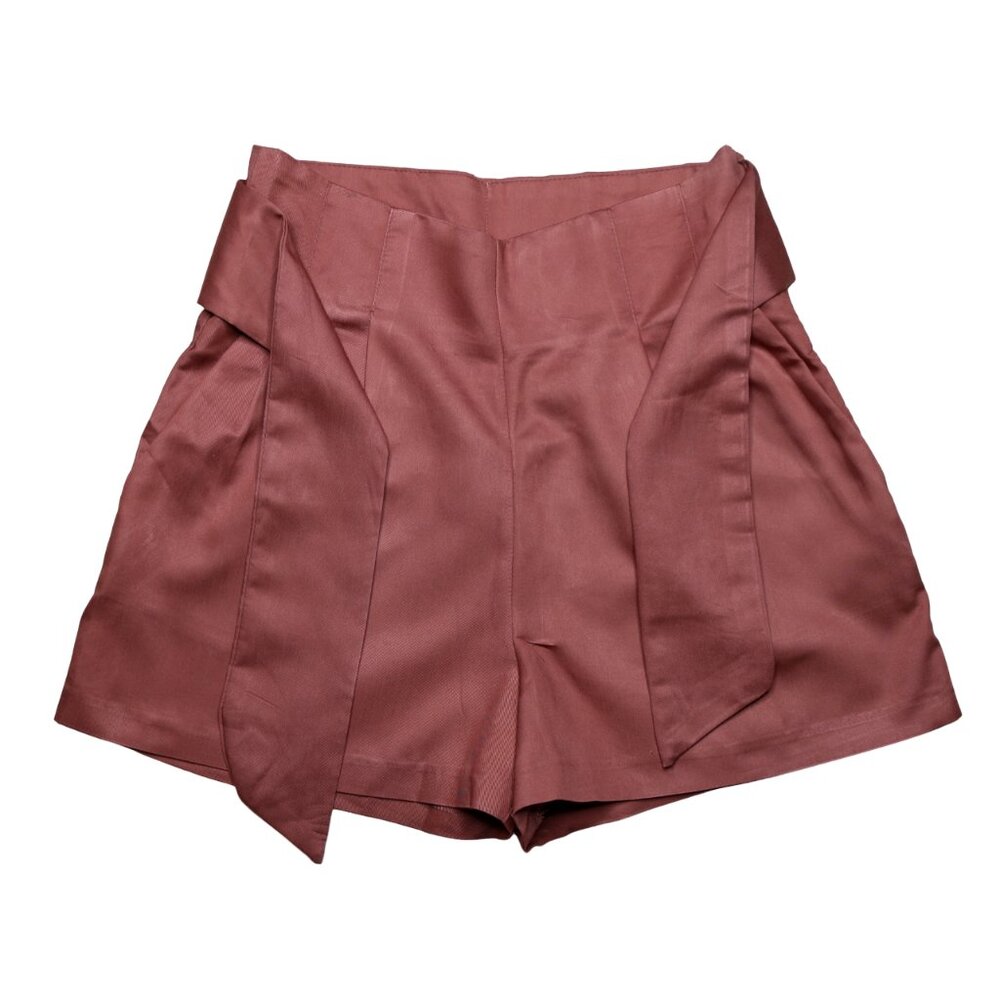 Dynamite Twill Short with Soft Belt in Old Rose, Size Small